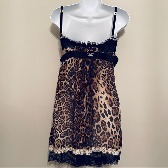 VDP Silk Lace Crystals Minidress - Picture 2 of 12